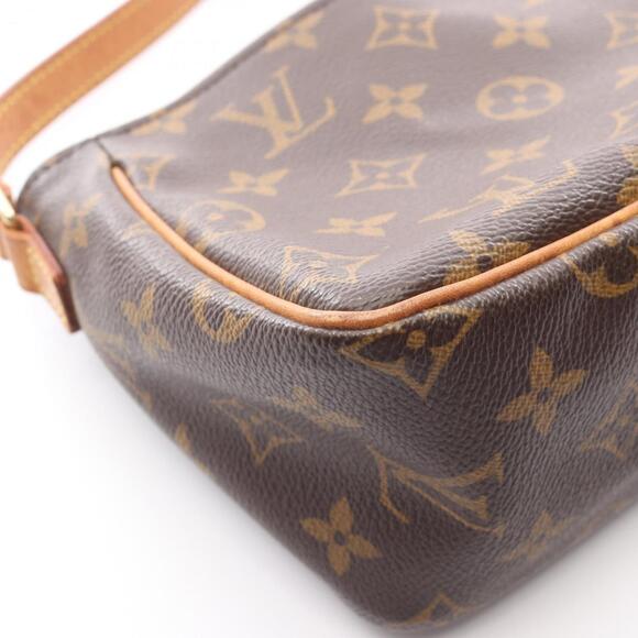 LOUIS VUITTON Brown Monogram Leather Shoulder Bag - Picture 8 of 14